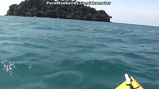Wild sex on the beach