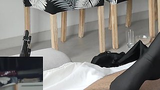 Black Zentai Encasement 2 Cumshots