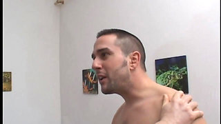 Two guys bangs pussy and ass hole of a milf