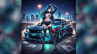 Gol Anime Hot Cars and Hot Girls