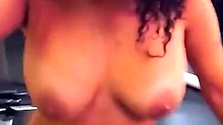 Lexxie Spreads Wide Taking the Machine Dildo Deep in Her Hairy Pussy!