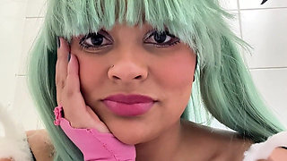 Public Toilet Farts at Cosplay Con - Gassy BBW in Cosplay