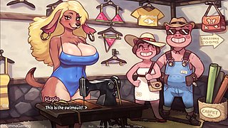 Hentai uncensored, visual novel, spitting