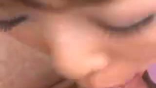 newbie wife in a short skirt strokes with licks a dick