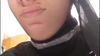 With Stockings on My Face I Have a Very Pig Face and Nose