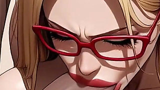 Blonde Blowjob on the Beach, Ai Animation