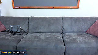 HUGE Natural Tits Real Ebony BBW Fucked At Homemade Casting!