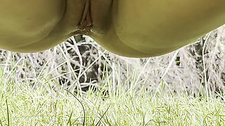 Public Pissing Compilation in Nature! a Road Trip! POV!