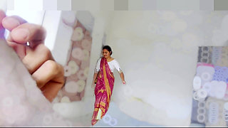 Dick Flashing for Desi Maid She Likes My Big Dick and Horny for Fuck by My Dick Hindi Audio