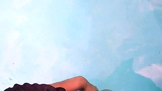 Public Pool Orgasm: Teen Babe's Solo Webcam Show