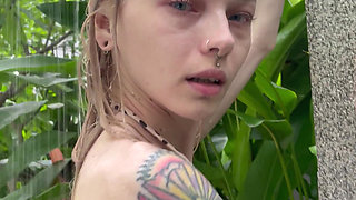 Morning Fresh Shower Before Pool