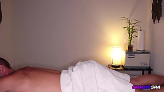 Busty Blonde Masseuse – MILF Gives Bad Day Relief