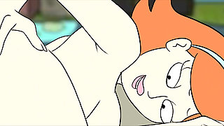 Jessica Moans As Tricia Lange Fucks Her With Dildo - Rick and Morty Cartoon