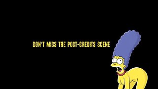 Halloween MILF Cartoon Blowjob - Marge Simpson Cheating Parody