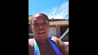 Hot Black Maid Does Some Webcam Black and Ebony