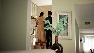 Stepmom Penny Barber's Taboo Lingerie Tease Ends in