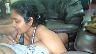 Father in Law's Gigantic Dick Hangs Out Under His Sarom for Step Daughter