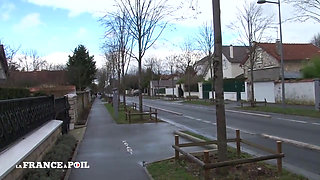 Beautiful Young Brunette with Big Tits Seduced by Porn Actor