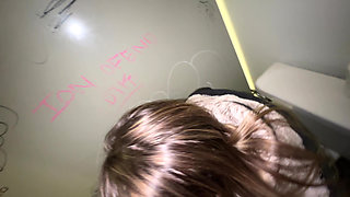 Anal in Public Restroom and Steamy Blowjob in Parking Lot