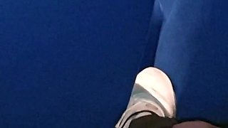 Two German Best Friend Teens Give Risky Public Blowjob at Cinema and Swallow