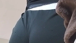 With My Neighbor in Rich Mini Shorts