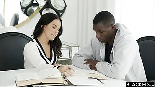 Salacious Mandingo and Megan Rain's hd clip