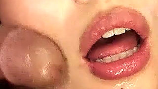 Rough threesome fuck with tight hairy pussy