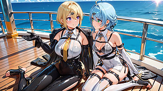 4 Zenless Zone Zero Women Crash the Captain's Yacht and Beg Forgiveness on an Island