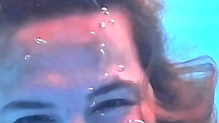 Breath Holding Underwater in Pool