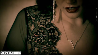 VIXEN - Tori Black takes on two cocks in an award show after party