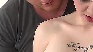 Fitness babe fucked on exercise ball