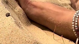 Flexible foot fetish masturbating with feet and hands