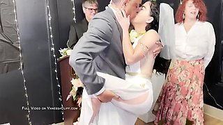 Gangbang at her wedding - Bride raised at the altar -Vanessa Cliff