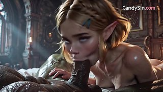 Zelda’s Castle Blowjob Turns Anal In Monster Cock Finale You Have To See!