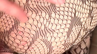 Casual Sex with a Stepsister in Sexy Fishnet Lingerie