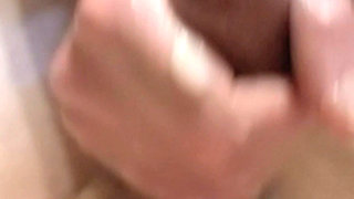 Footjob to handjob cumshot