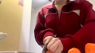 Asian teen fucked doggystyle by stepbro in the kitchen