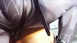 Femdom pegging in cosplay