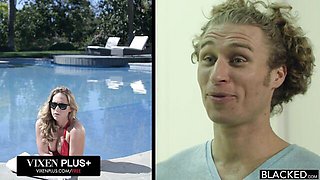 Desirable Flash Brown and Jason Brown at blowjob porn