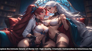 Explore the Intricate Details of Hentai Art High Quality Cinematic Composition Voluminous Hair