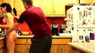 Double handjob in young on old amateur clip