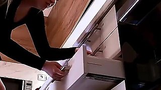 Amazingly Beautiful Hot and Horny Girl Does a Full Striptease to Show Her Tight Shaved Pussy and Naked Ass