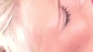 Growing up she became an adult and Kacey Jordan a whore with a shaved pussy and golden hair loves having rough sex