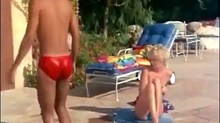 Cara L by the pool ft. Cara Lott: Blowjob, Cowgirl  Hardcore Porn