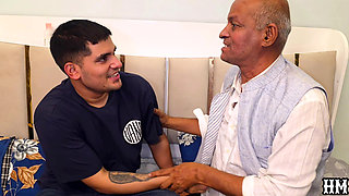 Desi Indian Stepfather and Stepson Rough Fuck with Stepsister Sex Video