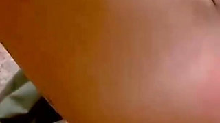 Horny blonde enjoying threesome on the beach