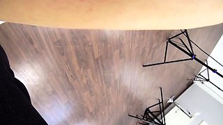 Mexicana blowjob with her big boobs