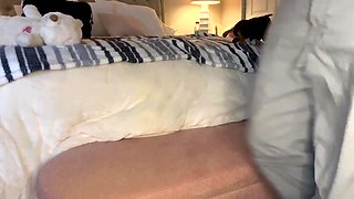 Busty amateur pussy spanking