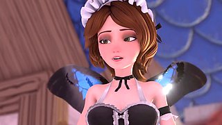 Foxie2k's animated fairy gives my dick a magical blessing