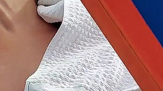 Sexy Granny Swims Naked in a Lake!